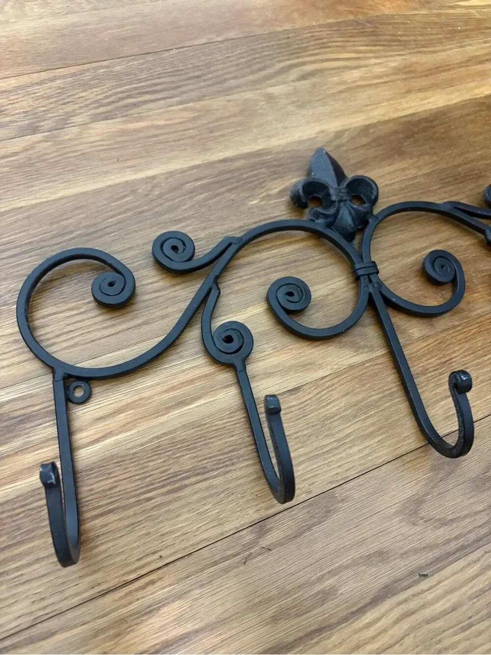 Wrought iron hanger hooks